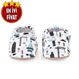 Şehir Hayatı Organik Pamuk Ev Kreş Ayakkabısı Patik