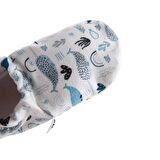 Unicorn Balık Organik Pamuk Ev Kreş Ayakkabısı Patik