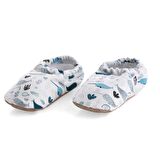 Unicorn Balık Organik Pamuk Ev Kreş Ayakkabısı Patik