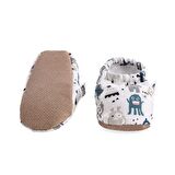 Sevimli Hayalet Organik Pamuk Ev Kreş Ayakkabısı Patik