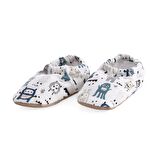 Sevimli Hayalet Organik Pamuk Ev Kreş Ayakkabısı Patik