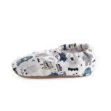 Sevimli Hayalet Organik Pamuk Ev Kreş Ayakkabısı Patik