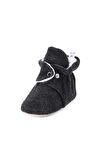 Kaydırmaz Taban Polar Pamuk Astarlı Unisex Bebek Çocuk Ev Terliği Basic Antrasit EB350 