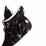 Organik Pamuk Bebek Patiği, Kaydırmaz Taban, Pamuklu Yenidoğan Pandufu Ev Kreş Ayakkabısı, Astronot