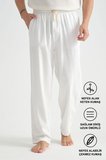 Luxe Erkek Baggy Keten Karışımı Rahat Pantolon Bol Paça Yeni Sezon