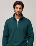 Runi Basic Regular Fit Pamuklu Kışlık Sweatshirt Nefti