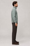 Runi Basic Regular Fit Pamuklu Kışlık Sweatshirt Mint