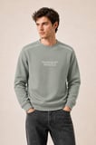 Respect Bisiklet Yaka Regular Fit Kışlık Sweatshirt Mint