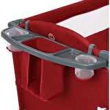 Yoyko Exclusive Comfort 8 in 1 Anne Yanı Park Yatak Oyun Parkı Bordo  70 x 110 cm