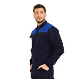 Şensel, Mont Takım, Lacivert-Saks -90E545- İş Takımı-İş Elbisesi