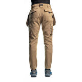 Şensel, Çok Cepli İş Pantolonu, Bej-Siyah -54E2857-