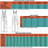 Şensel, Bahçıvan Tulum, Beyaz-Siyah -8E1187- Kolsuz Tulum
