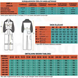 Şensel, Reflektörlü İş Tulumu-Eko.-, Bej-Siyah -55E2357-