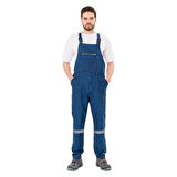 Şensel, Reflektörlü Yazlık Kot Bahçıvan Tulum, Lacivert-8E2045-