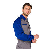 Şensel, Reflektörlü İş Tulumu, Gri-Saks -55E3085- Üniforma