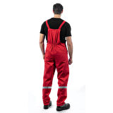 Şensel, Reflektörlü Bahçıvan Tulum, Kırmızı -8E1902- Üniforma