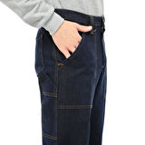 Şensel, Reflektörlü Kışlık Kot İş Pantolonu, Lacivert -82E445-