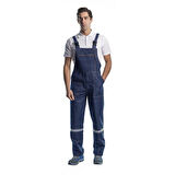 Şensel, Reflektörlü Kışlık Kot Bahçıvan Tulum, Lacivert-8E2445-