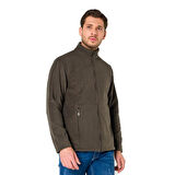 Şensel, Erkek Polar Mont, Haki -99E425- Cepli,Fermuarlı,Outdoor