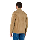 Şensel, Erkek Polar Mont, Bej -99E411- Cepli,Fermuarlı,Outdoor