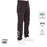 Edit Label, Softshell Pantolon, Siyah-54E5050 Su İtici, Rüzgar Geçirmez