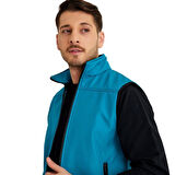 Şensel, Softshell Yelek, Turkuaz 118E2209 Antistatik-Su İtici