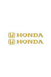 Honda Kabartmalı Sticker Yapıştırma Altın