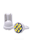 T10 1206 Smd 8 Ledli Evrensel Beyaz Park Ampülü Takım