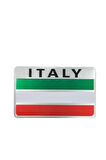 Italyan Bayrağı Tasarımlı Alüminyum Sticker Etiket