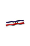 Fransa Bayrağı Tasarımlı Alüminyum Sticker