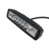 Knmaster Rolana 60W Çakarlı Motosiklet / Off Road Led Sis Far Takımı