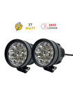 Alien 27w Motosiklet Led Sis Farı Uyumlu