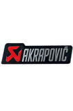 Akrapovic Dikdörtgen Sticker Kırmızı