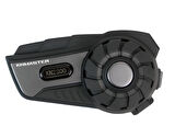 Knmaster KN2300 Motosiklet Kask İnterkom Bluetooth Intercom Kulaklık Seti GRİ