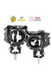 Scorpion 30W 3 Renkli Motosiklet Led Sis Farı