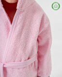 Kedicik Bornoz Pembe