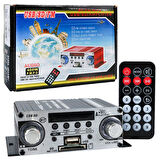 MagicVoice YW-191L 12 Volt 100 Watt Motosiklet Bluetooth Amfi USB/SD 2 Kanal Pazarcı - Anfi (125X95X40mm) 