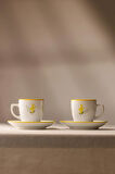 Mimoza Seramik 2'li Kahve Fincan Takımı 110 cc