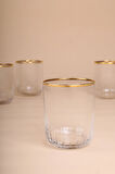 Adore Gold 4'lü Su Bardağı Seti 350 cc