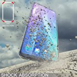 Microsonic Samsung Galaxy S9 Plus Kılıf 6 tarafı tam full koruma 360 Clear Soft Şeffaf