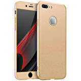 Microsonic Apple iPhone 7 Plus Kılıf Double Dip 360 Protective Gold