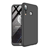 Microsonic Huawei P20 Pro Kılıf Double Dip 360 Protective Siyah