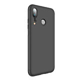 Microsonic Huawei P20 Pro Kılıf Double Dip 360 Protective Siyah