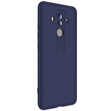 Microsonic Huawei Mate 10 Pro Kılıf Double Dip 360 Protective Lacivert