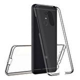 Microsonic Xiaomi Redmi 5 Plus Kılıf 6 tarafı tam full koruma 360 Clear Soft Şeffaf