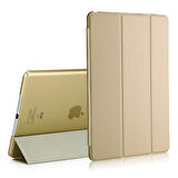 Microsonic Apple iPad 9.7 2018 (A1893-A1954) Smart Case ve arka Kılıf Gold