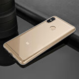 Microsonic Xiaomi Redmi Note 6 Pro Kılıf Transparent Soft Beyaz