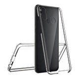 Microsonic Xiaomi Mi A2 Lite Kılıf 6 tarafı tam full koruma 360 Clear Soft Şeffaf