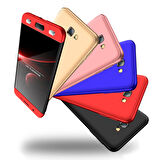 Microsonic Samsung Galaxy J7 Prime 2 Kılıf Double Dip 360 Protective Siyah
