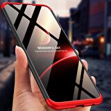 Microsonic Oppo AX7 Kılıf Double Dip 360 Protective Lacivert